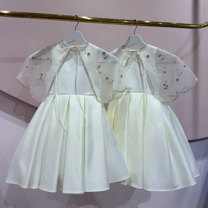 Crystal Butterfly Cape Dress
