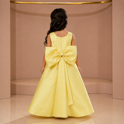Daisy Jewel Satin Dress