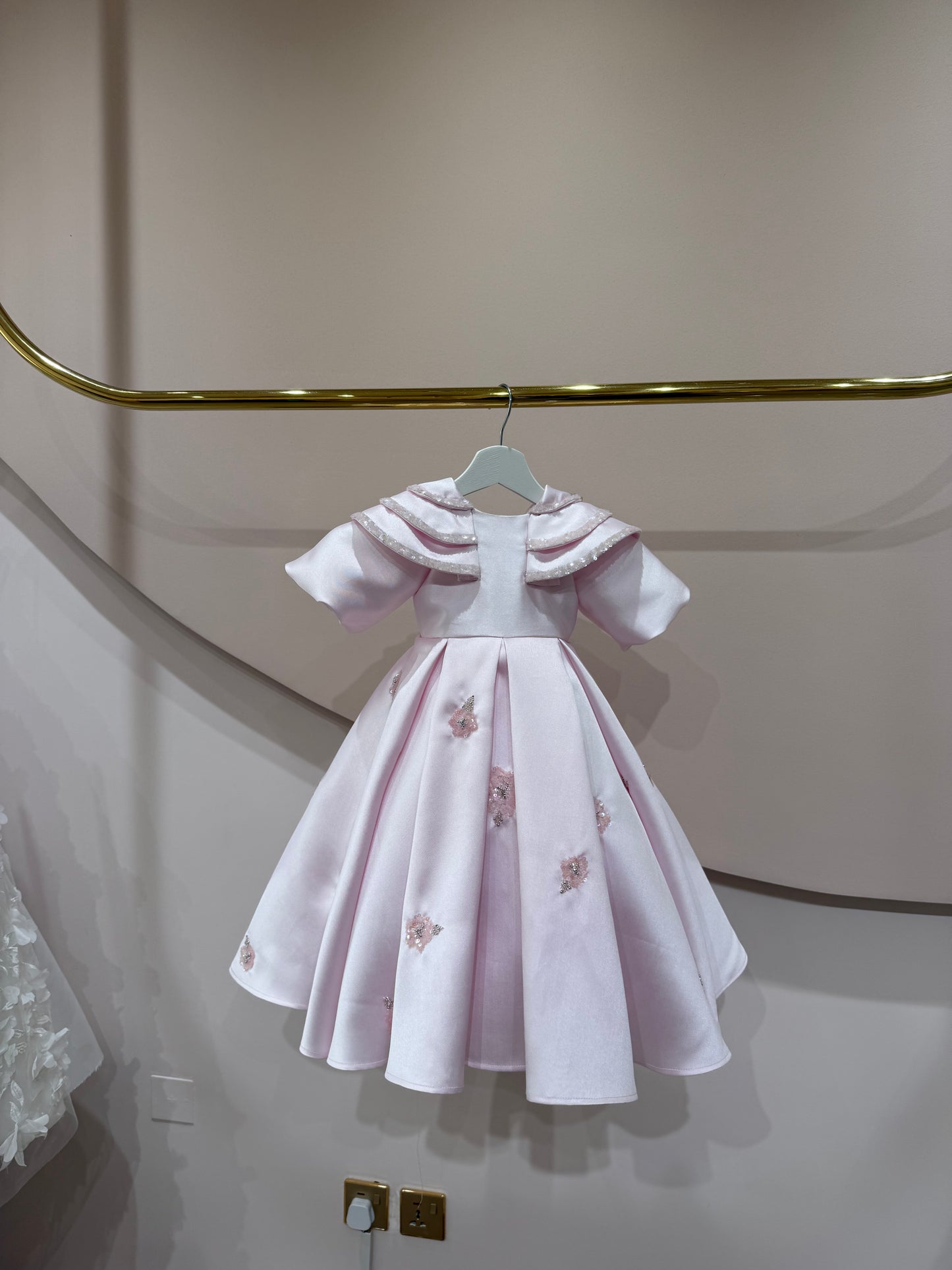 Oversized Bow Floral Satin