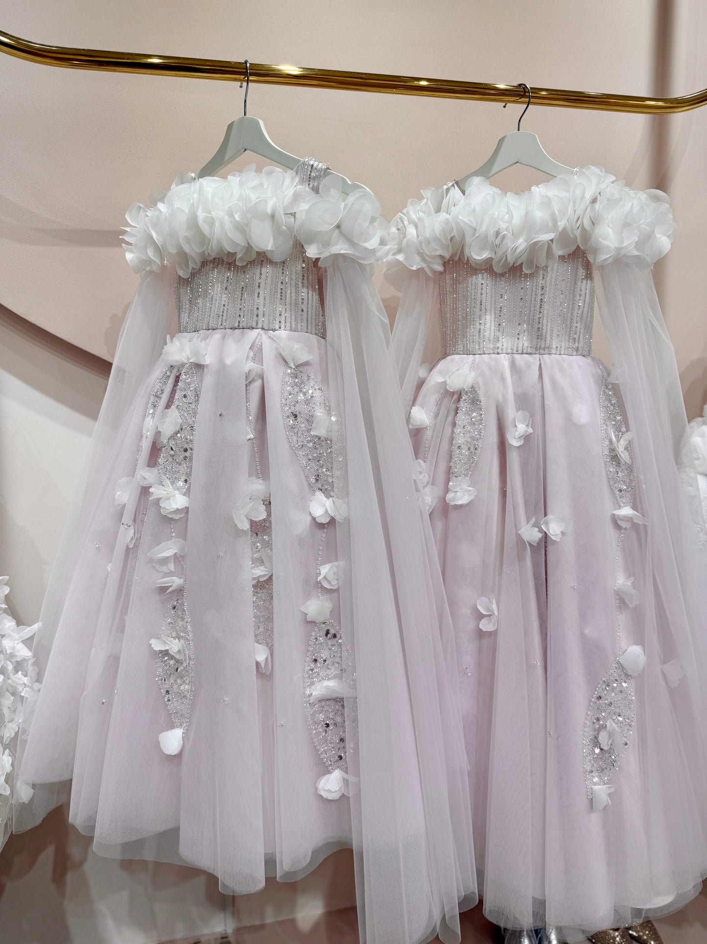 Petal Storm Sequin Maxi Gown