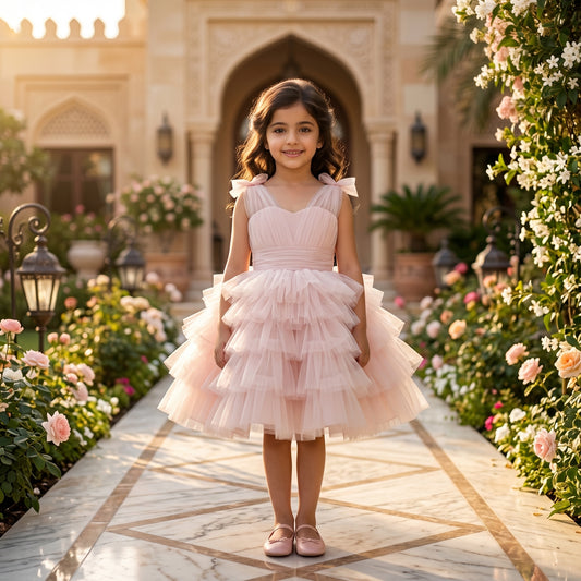 Ballerina Tulle Ruffled Short Dress