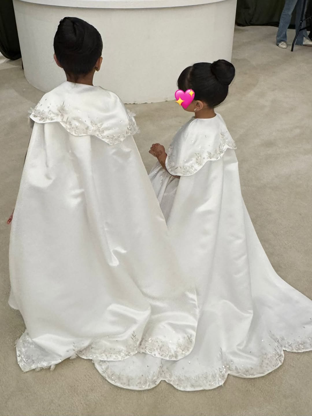 Premium Girls Formal Dress with Cape Design