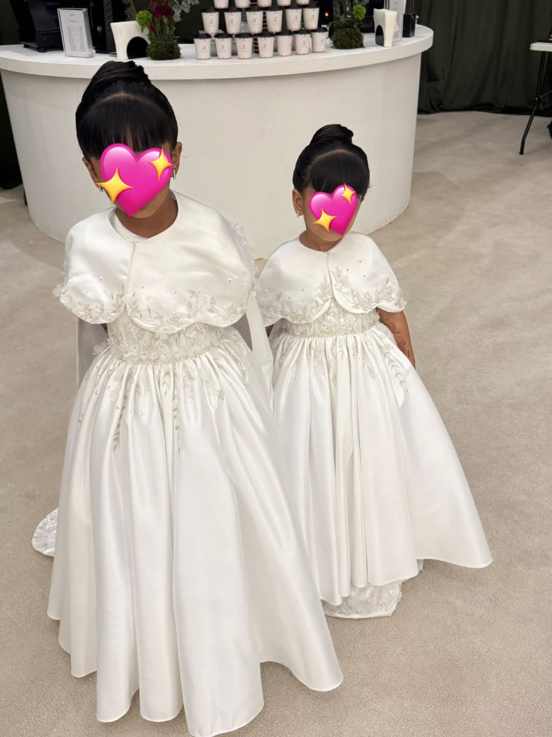 Premium Girls Formal Dress with Cape Design